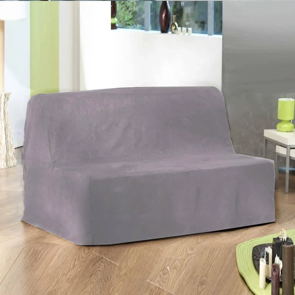 Sofa Cover for IKEA sofabed Lycksele Lovas, Double seat sleepcover, Gray